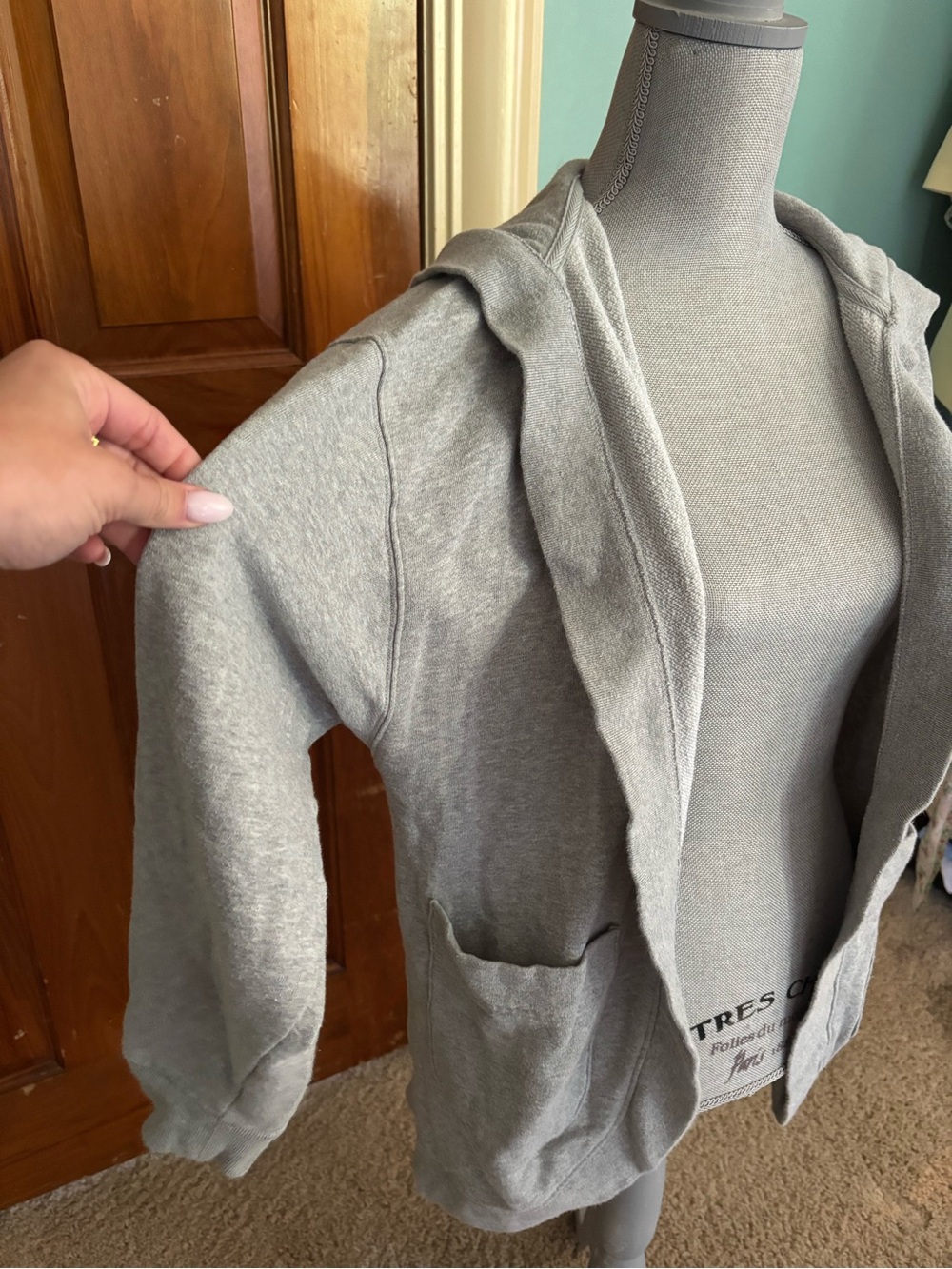 GAP Light Gray Sweatshirt Hoodie
